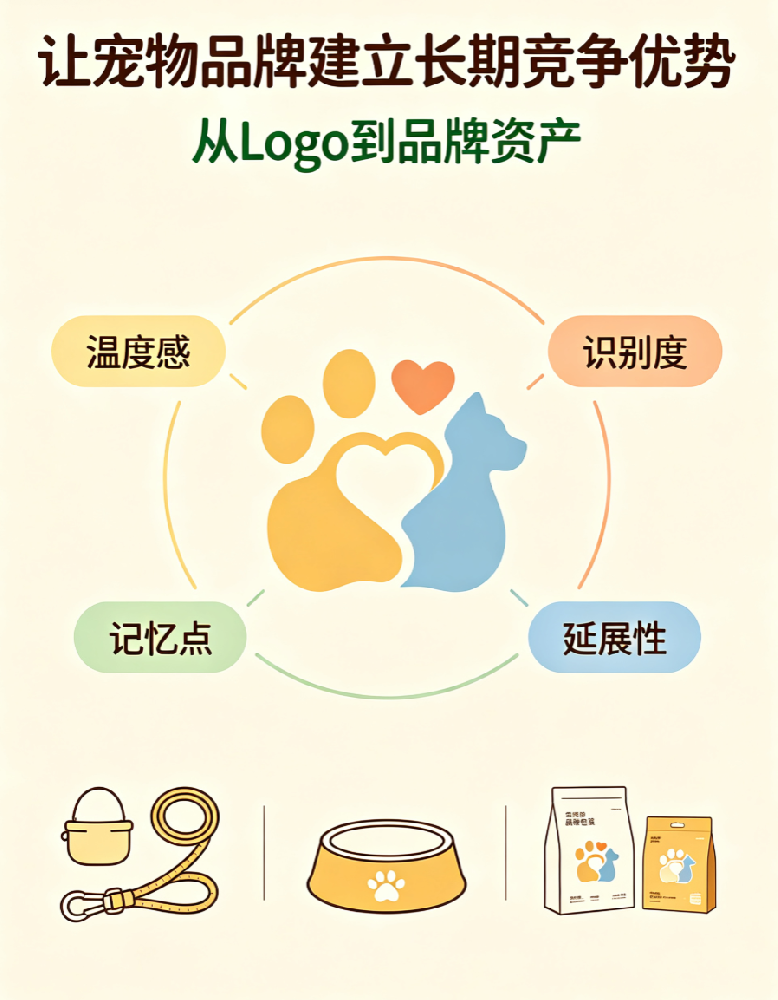 宠物Logo设计：打造具有温度与辨识度的品牌标识，让宠物品牌建立长期竞争优势