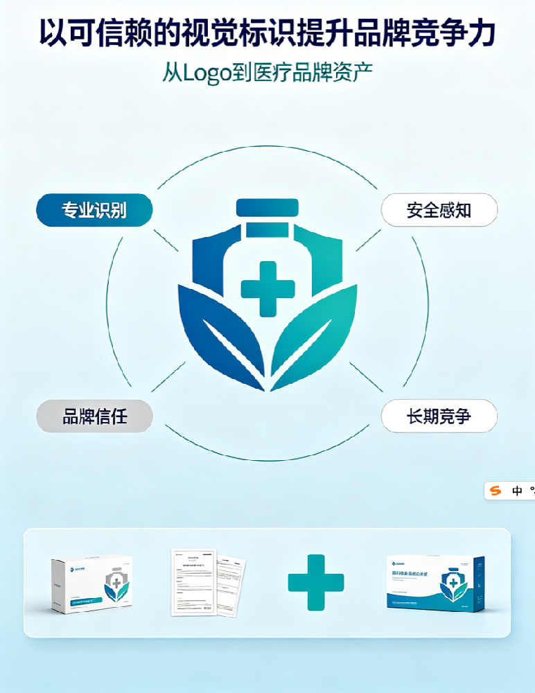 药品Logo设计：建立专业医疗品牌形象，以可信赖的视觉标识提升品牌竞争力